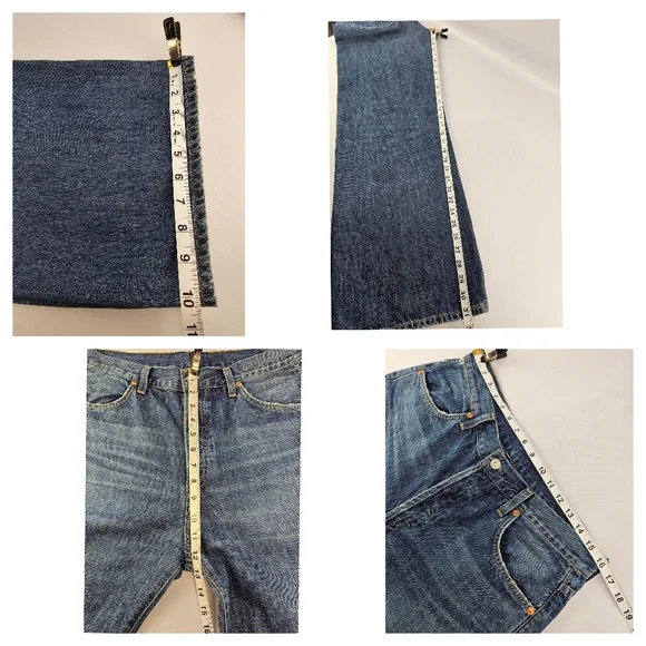 Citizens of Humanity Flavie Blue Rose High-Rise Wide-Leg Button Fly Size 29 - Picture 15 of 15